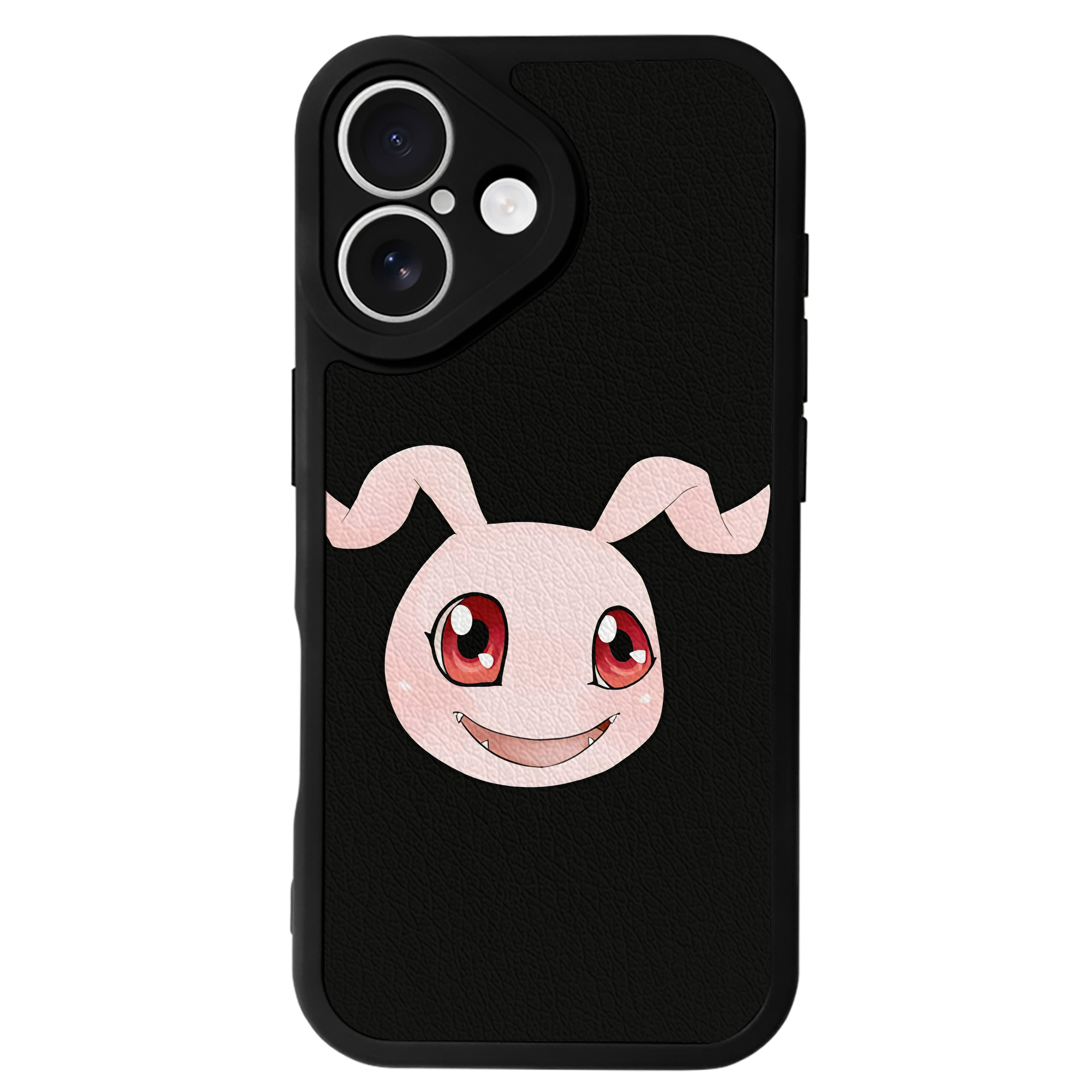 （画像用） Digimon デジタルモンスター/デジモン 【iPhone 16シリーズ対応】シリコンスマホケース（レザー調） 材質：シリコン